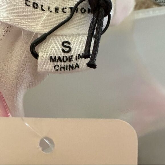 NWT Le Lis Tye Dye Pastel Sleeveless Party Boho Festival Summer Mini Dress - Picture 7 of 7